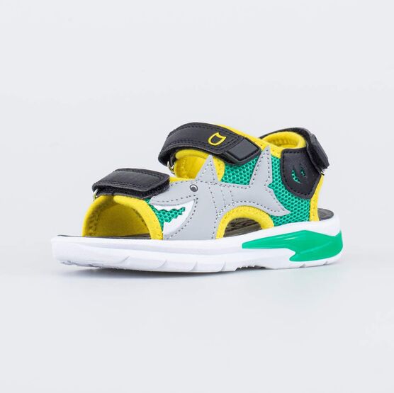 324062-11 Сандалии для мальчики чер-жел