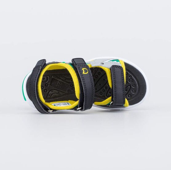 324062-11 Сандалии для мальчики чер-жел фото №4