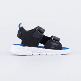 324064-12 Пляжные сандалии для мальчики чер-гол фото №2