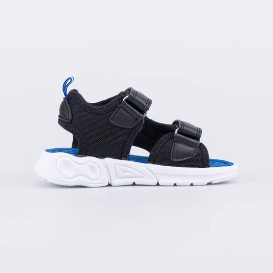 324064-12 Пляжные сандалии для мальчики чер-гол фото №2