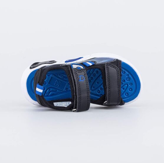 324064-12 Пляжные сандалии для мальчики чер-гол фото №4