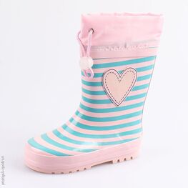 366204-11 Резиновые сапоги для девочки гол-роз