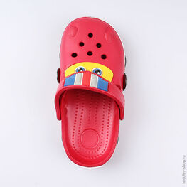 325067-06 Клоги пляжные для мальчики красный фото №4