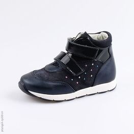 352215-22 Ботинки для девочки светло-синий