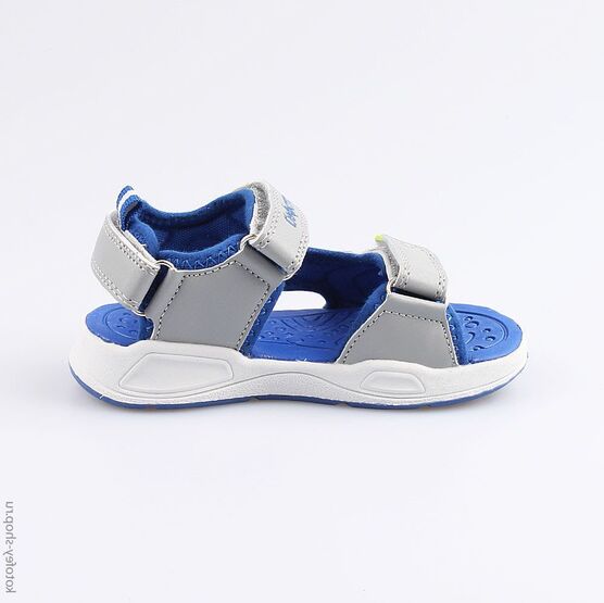 324020-12 Пляжная обувь с LED-подсветкой для мальчики сер-син фото №2