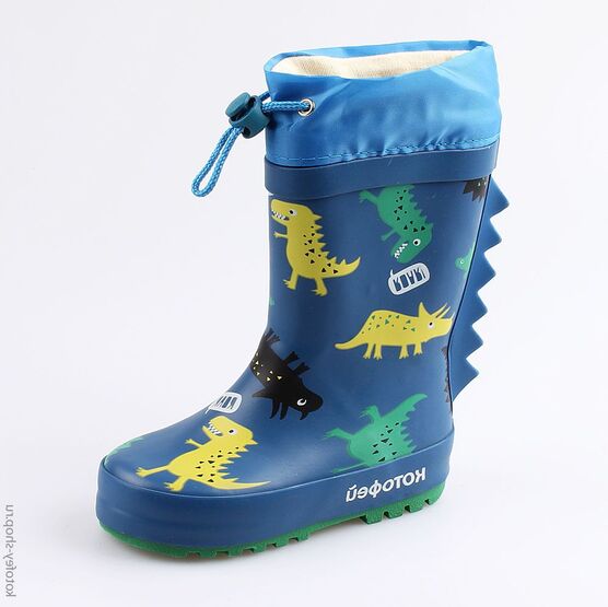 366193-11 Резиновые сапоги для мальчики светло-синий
