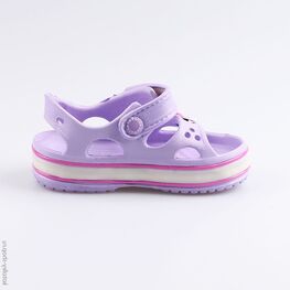 325077-01 Пляжная обувь с LED-подсветкой для девочки сиреневый фото №2