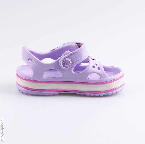 325077-01 Пляжная обувь с LED-подсветкой для девочки сиреневый фото №2