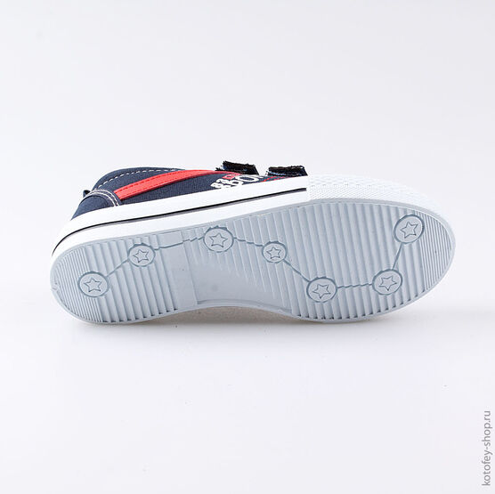 531078-11 Кеды для мальчики син-кра фото №3