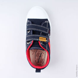 531078-11 Кеды для мальчики син-кра фото №4