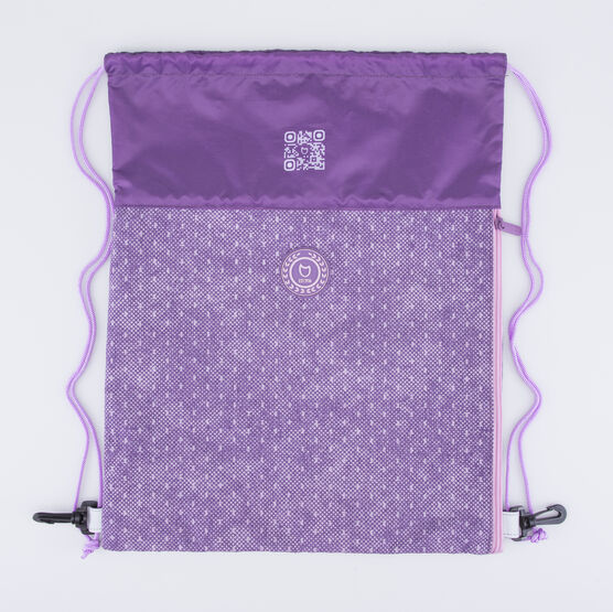 02817327-40 Школьный набор Формованный рюкзак, Мешок для сменной обуви, Пенал фиолетов. для девочки фиолетовый фото №3