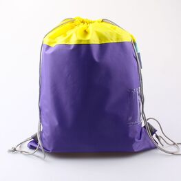 02808059-20 Мешок для сменной обуви жел-фио для девочки жел-фио фото №3