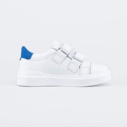 332160-21 Кожаные полуботинки Три кота для мальчики белый фото №2