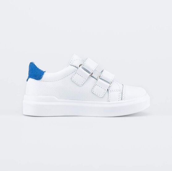 332160-21 Кожаные полуботинки Три кота для мальчики белый фото №2