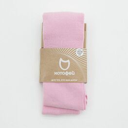 07032814-40 Колготки Котофей с махровым следом Розовый для девочки розовый