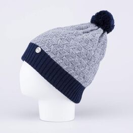 07711397-42 Серая зимняя шапка для мальчика для мальчики серый фото №2