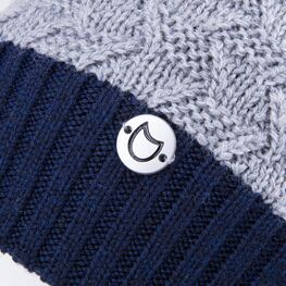 07711397-42 Серая зимняя шапка для мальчика для мальчики серый фото №3