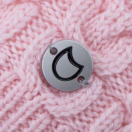 07811418-40 Теплая шапка-бини Розовый для девочки розовый фото №3