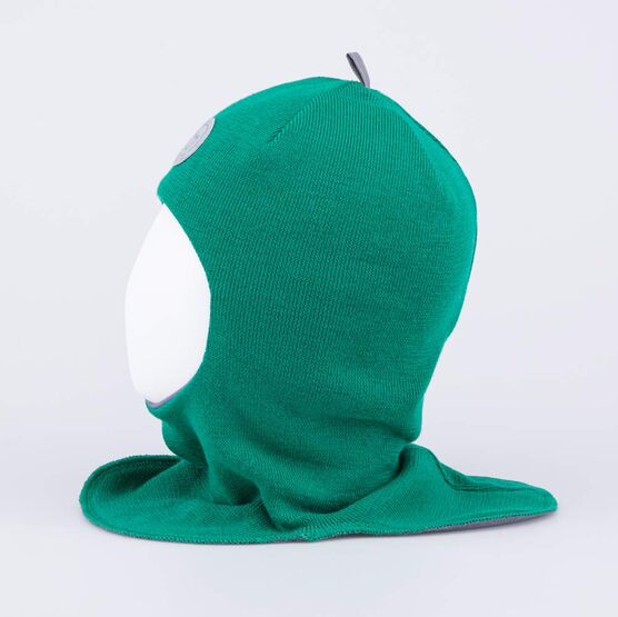 07711378-41 Зимняя шапка-шлем для мальчика Зеленый для мальчики зеленый фото №2