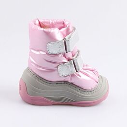 061011-42 Зимние сапожки-дутики розовый для девочки розовый фото №2