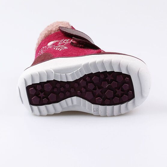 157004-42 Валенки для девочки бордовый фото №3