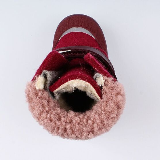 157004-42 Валенки для девочки бордовый фото №4