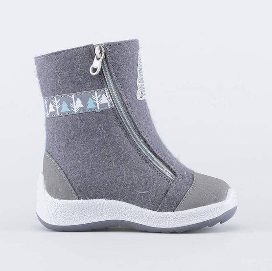 167059-41 Валенки детские Елочка серый для девочки серый фото №2