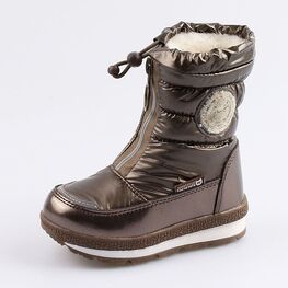 264924-43 Мембранные сапожки для девочки бронзовый