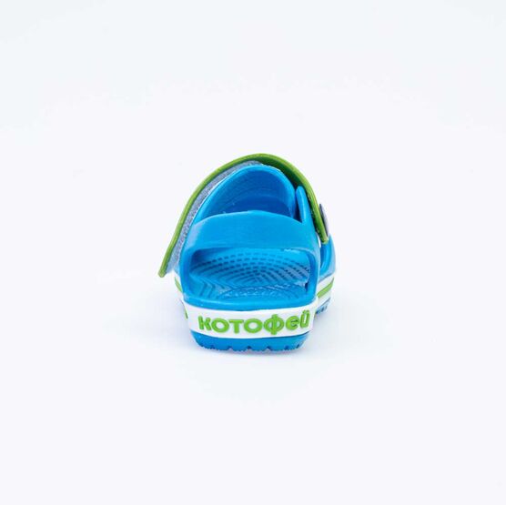 325092-02 Пляжная обувь для мальчики син-зел фото №5