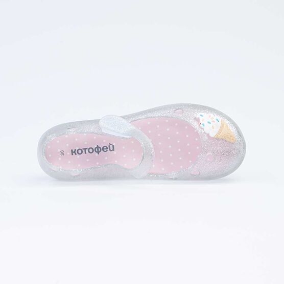335000-01 Пляжная обувь для девочки прозрачный фото №4