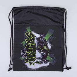 02708221-40 Мешок для обуви черный для мальчики черный