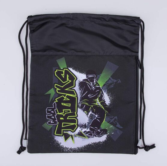 02708221-40 Мешок для обуви черный для мальчики черный