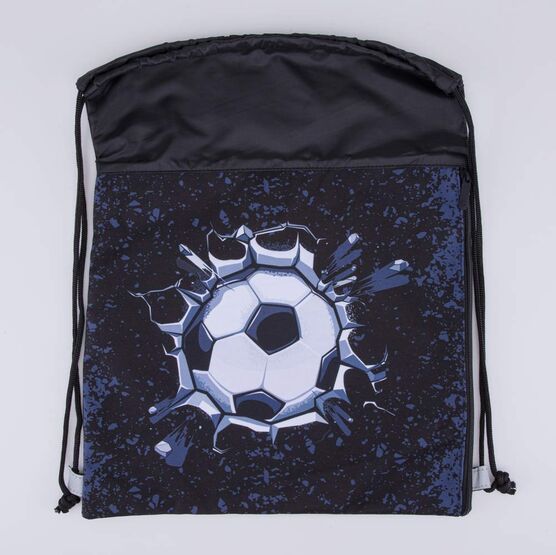 02708222-40 Мешок для обуви Футбол КК для мальчики черный