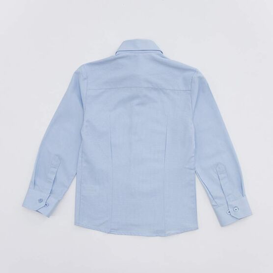 07703015-61 Рубашка-сорочка с длинным рукавом для мальчика для мальчики голубой фото №2