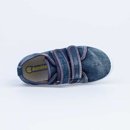 531085-12 Кеды для мальчики светло-синий фото №4