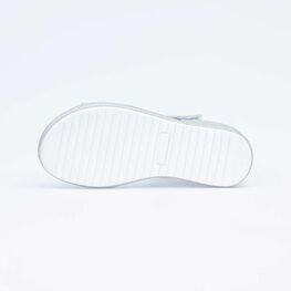 522149-21 Босоножки для девочки кожаные для девочки серебристый фото №3