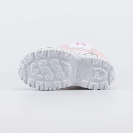 264053-41 Сноубутсы со сменными нашивками для девочки серый,розовый фото №3