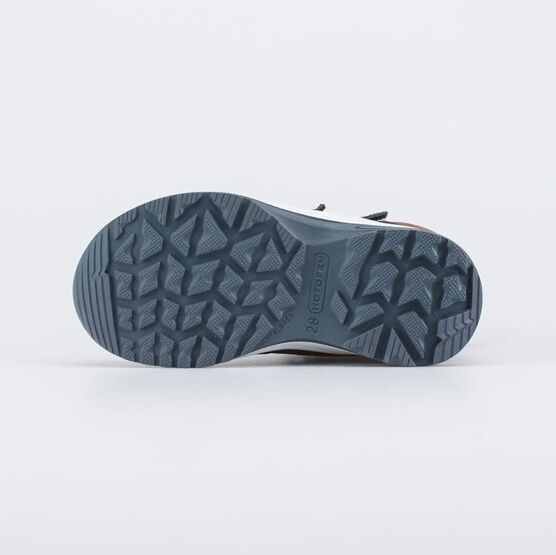 452099-55 Зимние ботинки на липучках для мальчики чер-кор фото №3