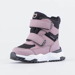 454875-43 Мембранные ботинки SoftShell для девочки роз-чер