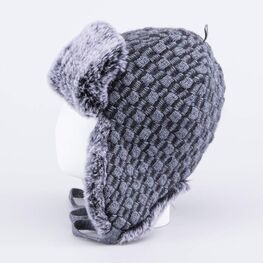 07711935-40 Шапка ушанка детская серый для мальчики серый фото №2