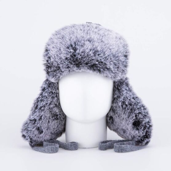 07711935-40 Шапка ушанка детская серый для мальчики серый фото №3