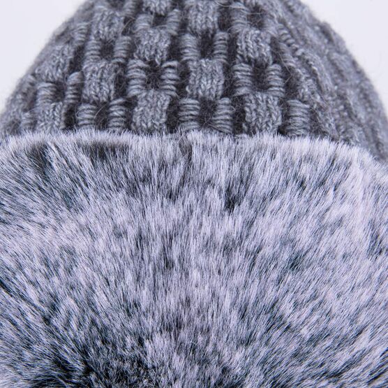 07711935-40 Шапка ушанка детская серый для мальчики серый фото №4