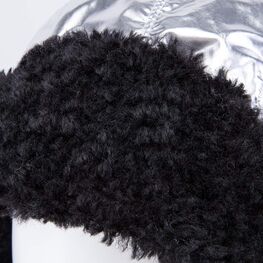 07711938-41 Шапка ушанка детская св.серый для девочки св.серый фото №3