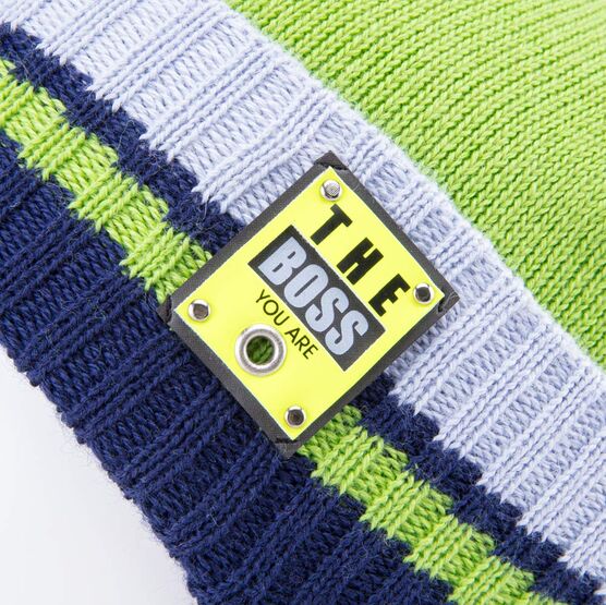 07711946-40 Комплект детский шапка+снуд цветной для мальчики разноцветный фото №3