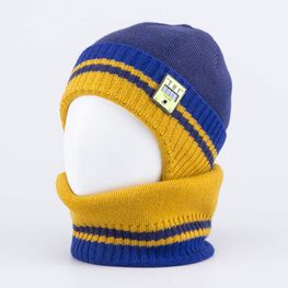 07711946-41 Комплект детский шапка+снуд цветной для мальчики разноцветный