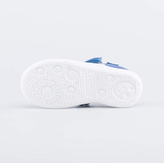 231244-12 Текстильные туфли Ананас для девочки синий фото №3