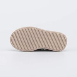 132176-22 Зеленые велюровые полуботинки-кеды для мальчики зеленый + бежевый фото №3