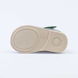 022125-22 Сандалии из натурального нубука для мальчика для мальчики сер-сал фото №3