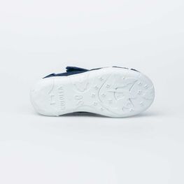 421045-12 Босоножки текстильные для девочки светло-синий фото №2