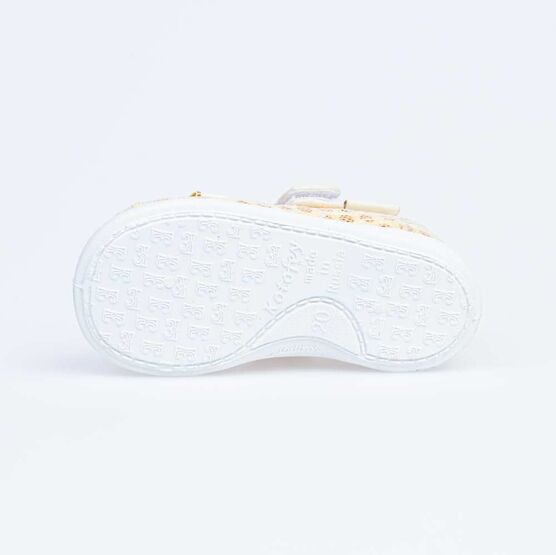 131138-12 Текстильная обувь для девочки золотой фото №3